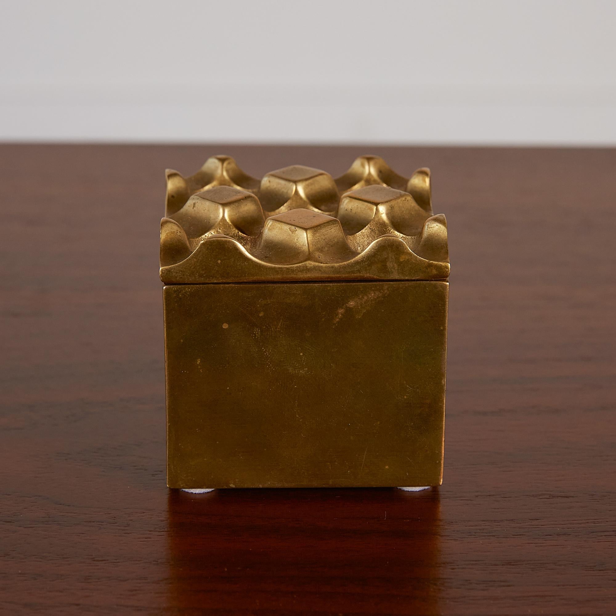 Swedish Modern large two piece bronze 