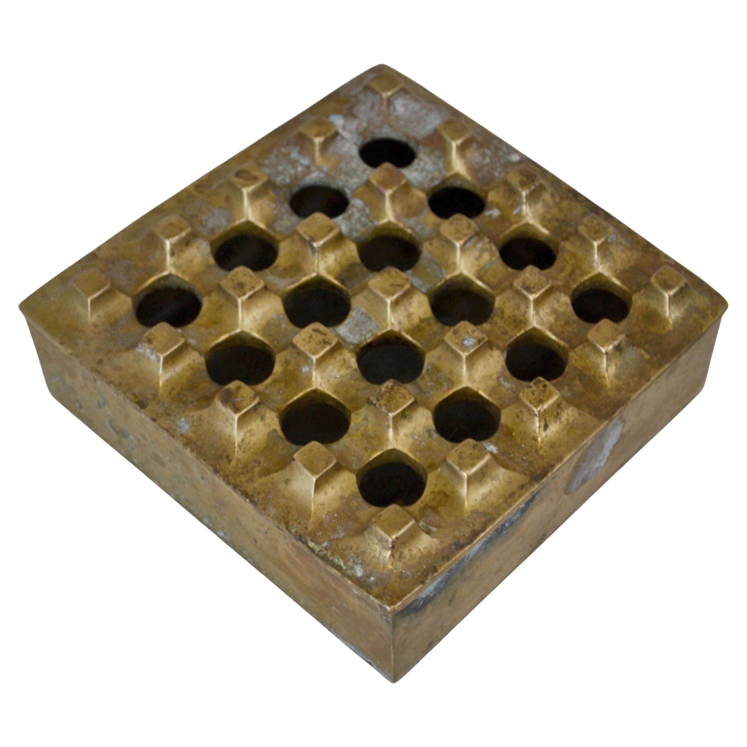 Ultima 15 Brass Ashtray by Holger Bäckström & Bo Ljungberg, 1960s
