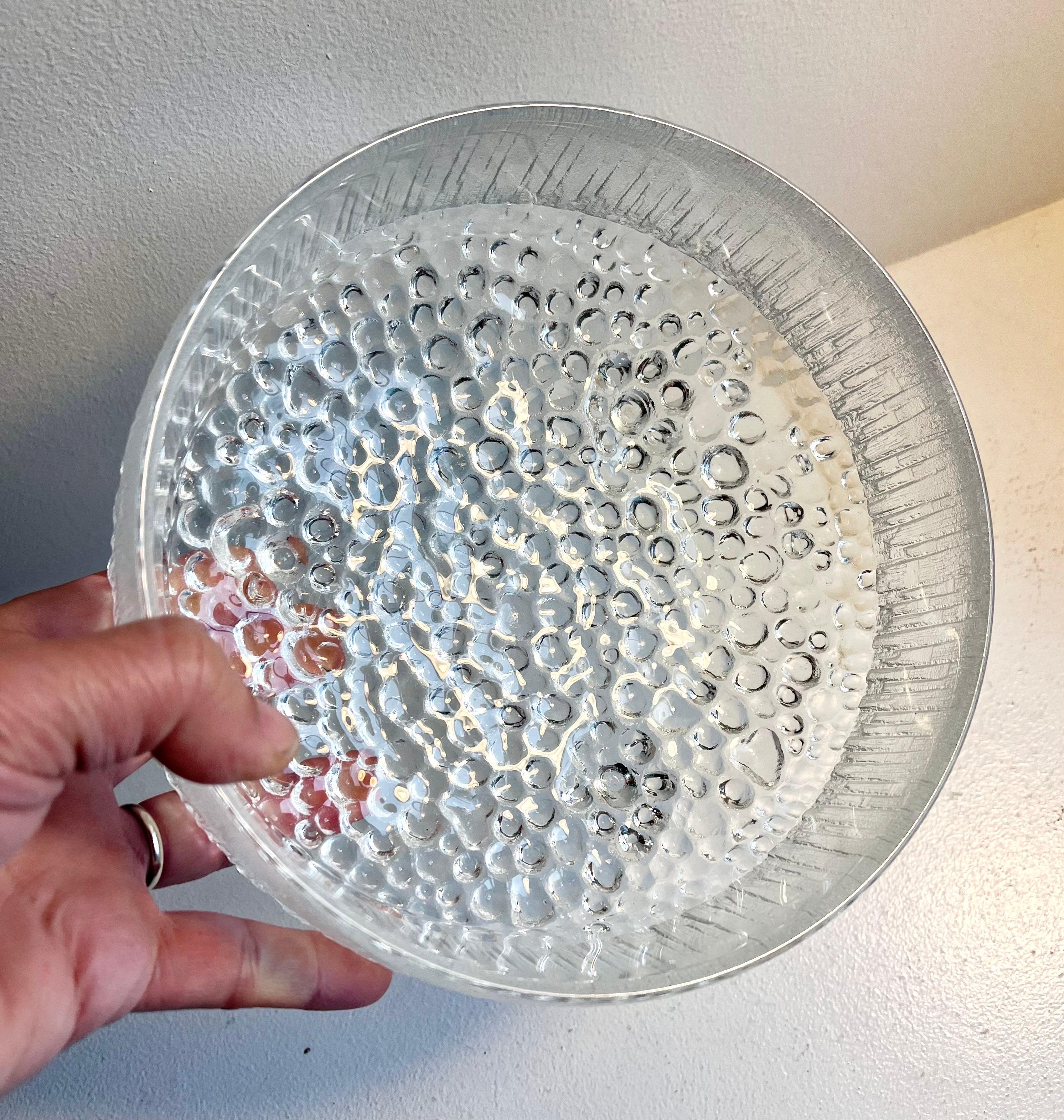 Cuenco de cristal Ultima Thule de Tapio Wirkkala para Iittala en Bueno estado para la venta en Philadelphia, PA