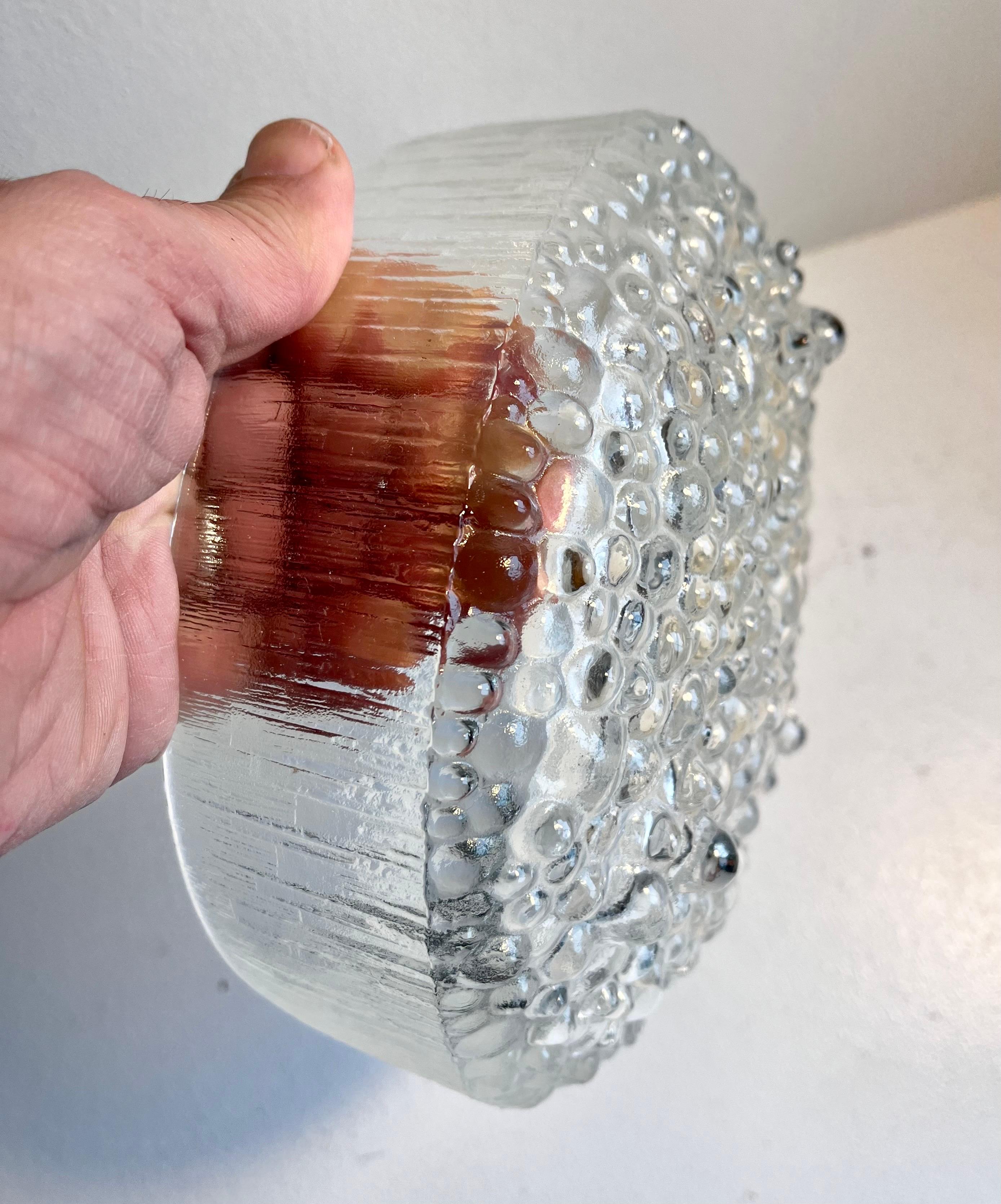 Cuenco de cristal Ultima Thule de Tapio Wirkkala para Iittala Vidrio en venta