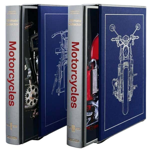 Old Motorcycle Book Rack Ultimate Collector Motorcycles. Limited Edition with Aluminum Print ...