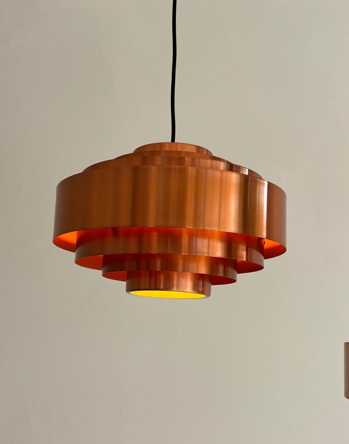 Ciondoli in rame 'Ultra' di Jo Hammerborg per Fog & Mørup, 1960 Danimarca in vendita 5