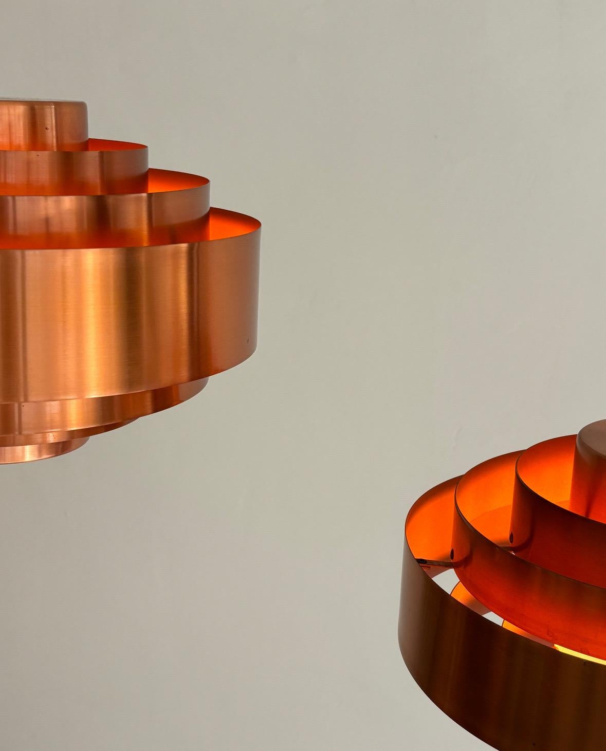 Ciondoli in rame 'Ultra' di Jo Hammerborg per Fog & Mørup, 1960 Danimarca in vendita 2