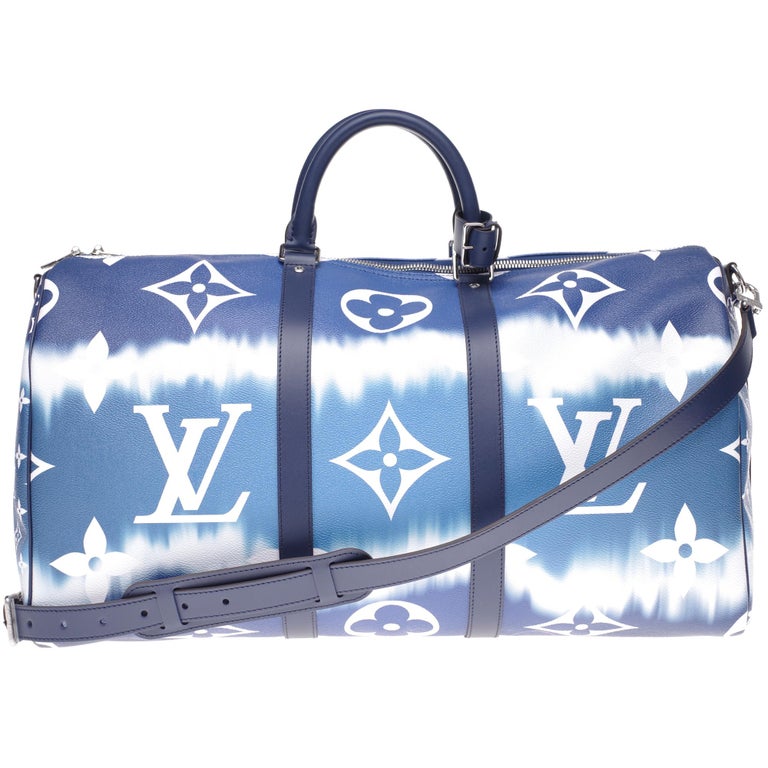 Louis Vuitton Escale Keepall 50 Duffle Bag M45117 Blue Giant