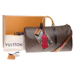 ULTRA EXCLUSIVE-BRAND NEW-LV Keepall 50 strap "Patchwork"