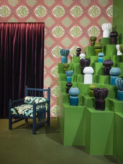 Madras Armchair in Gris by Laura Gonzalez