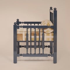 Madras Armchair in Bordeaux by Laura Gonzalez