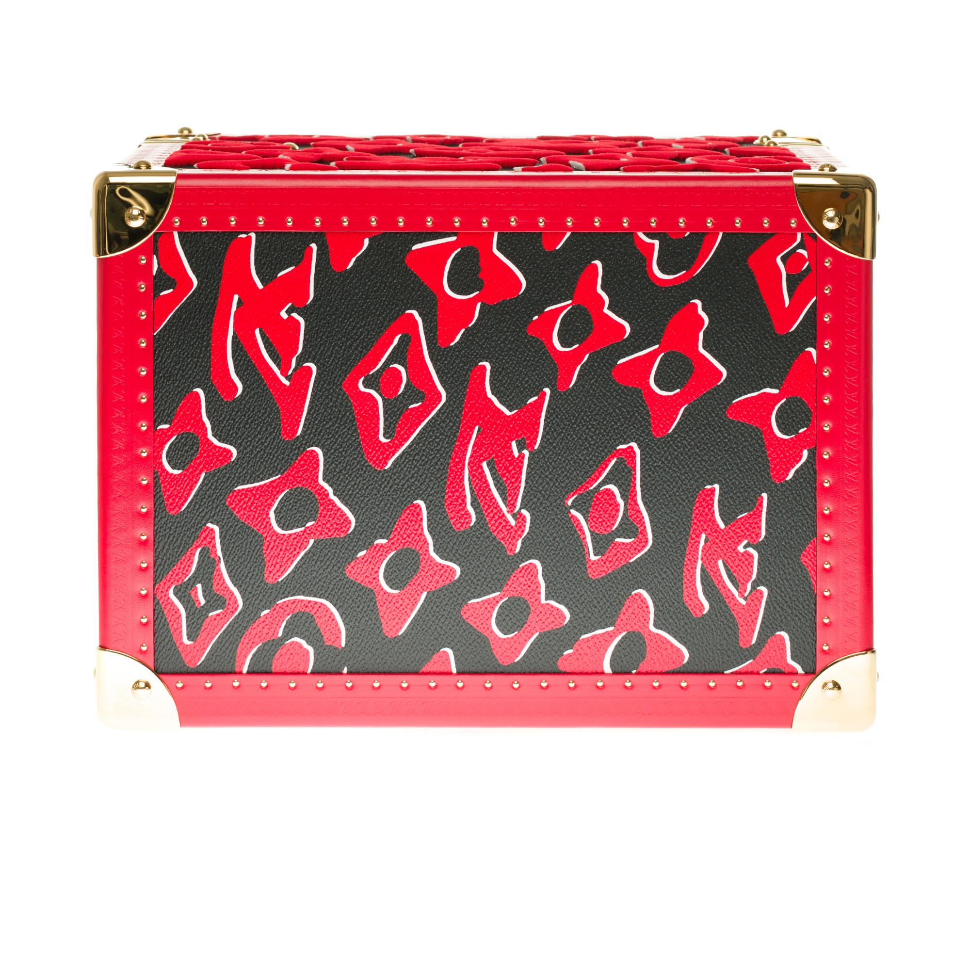 Ultra limited/Few pieces in the world/Louis Vuitton Vanity Case in red Tufa 5