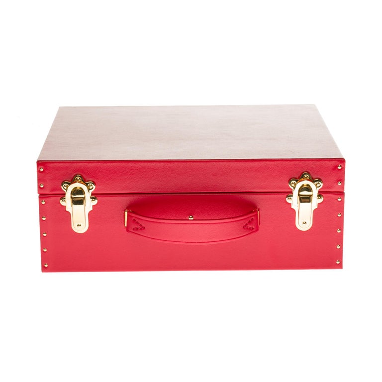 Ultra limited/Few pieces in the world/Louis Vuitton Vanity Case in red Tufa 9