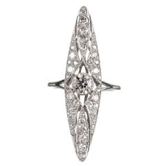 Ultra-Long “Navette” Shaped Ring