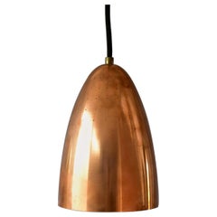 Ultra Rare 1950s Svend Aage Holm Sorensen Copper Pendant Lamp, Made in Denmark