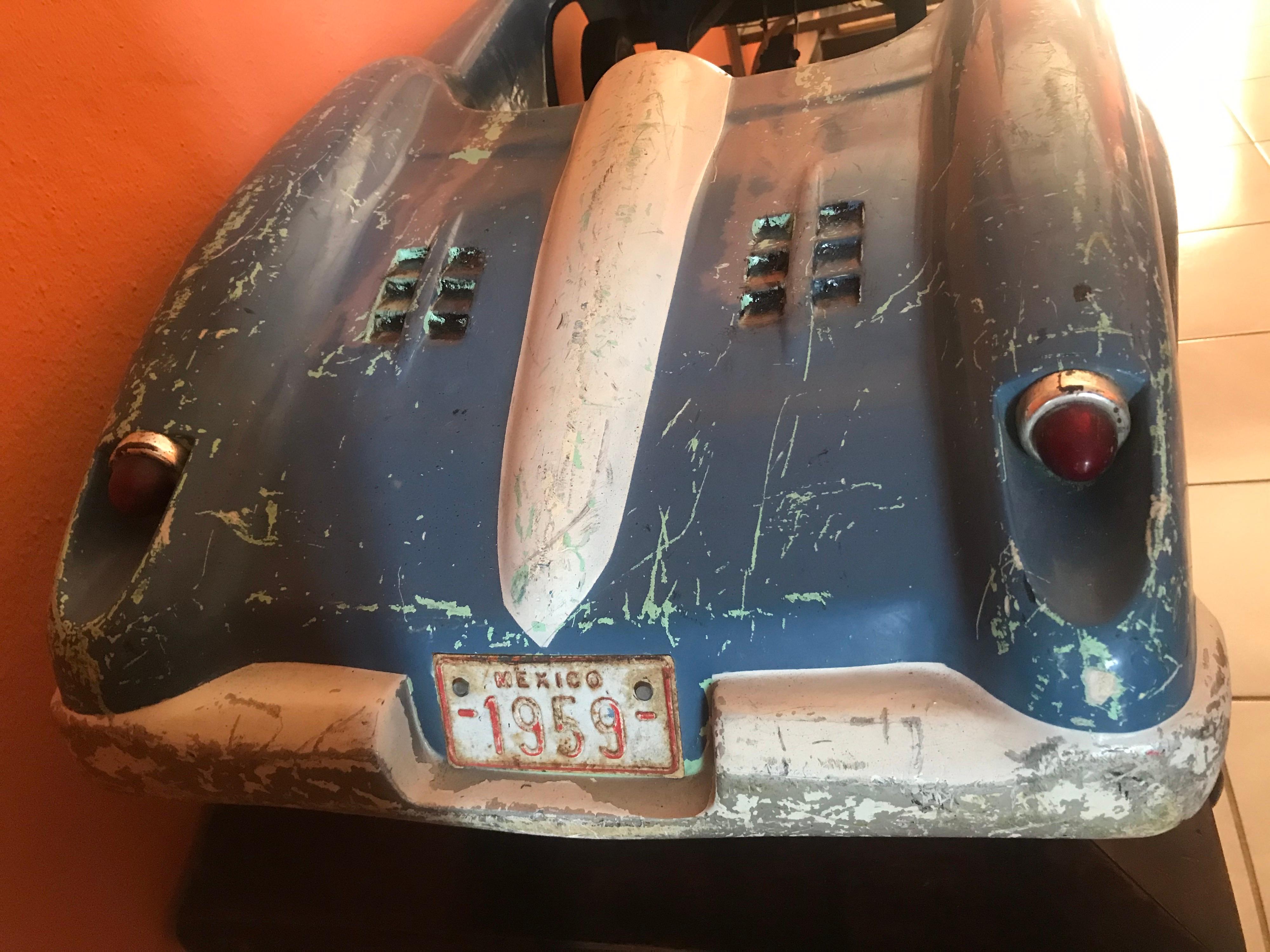 Fiberglass Ultra Rare 1959 Mercedes Benz 300 SL Pedal Car