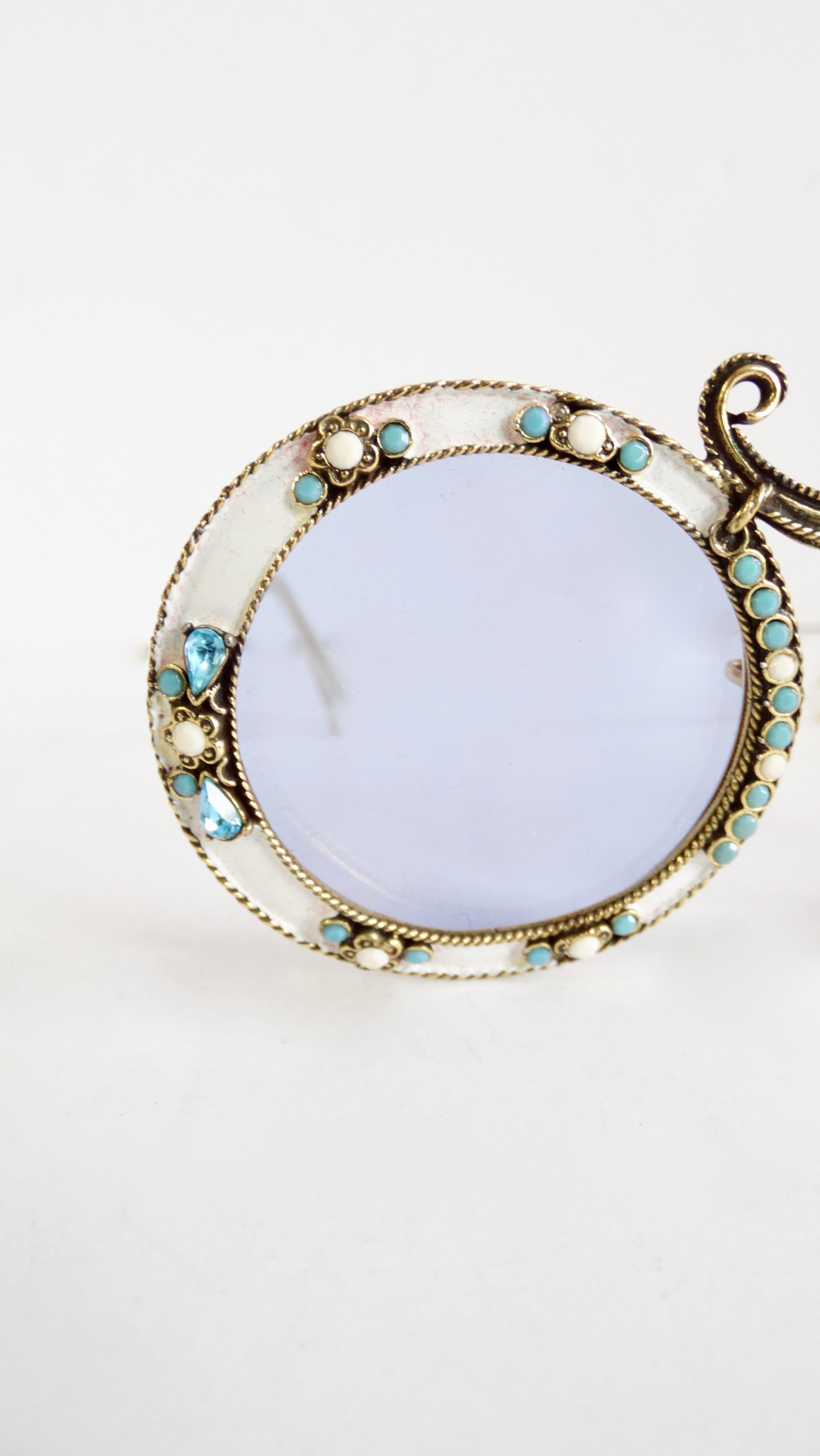 Ultra Rare 1960s Christian Dior Enamel ‘Gypsy’ Jeweled Archive Sunglasses 3
