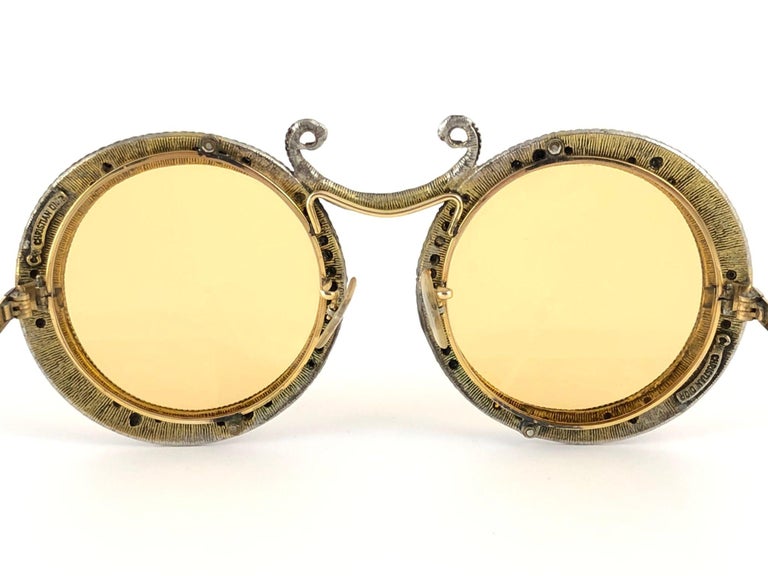 Ultra Rare 1960 Christian Dior Enamel Jewelled Orange Archive Dior