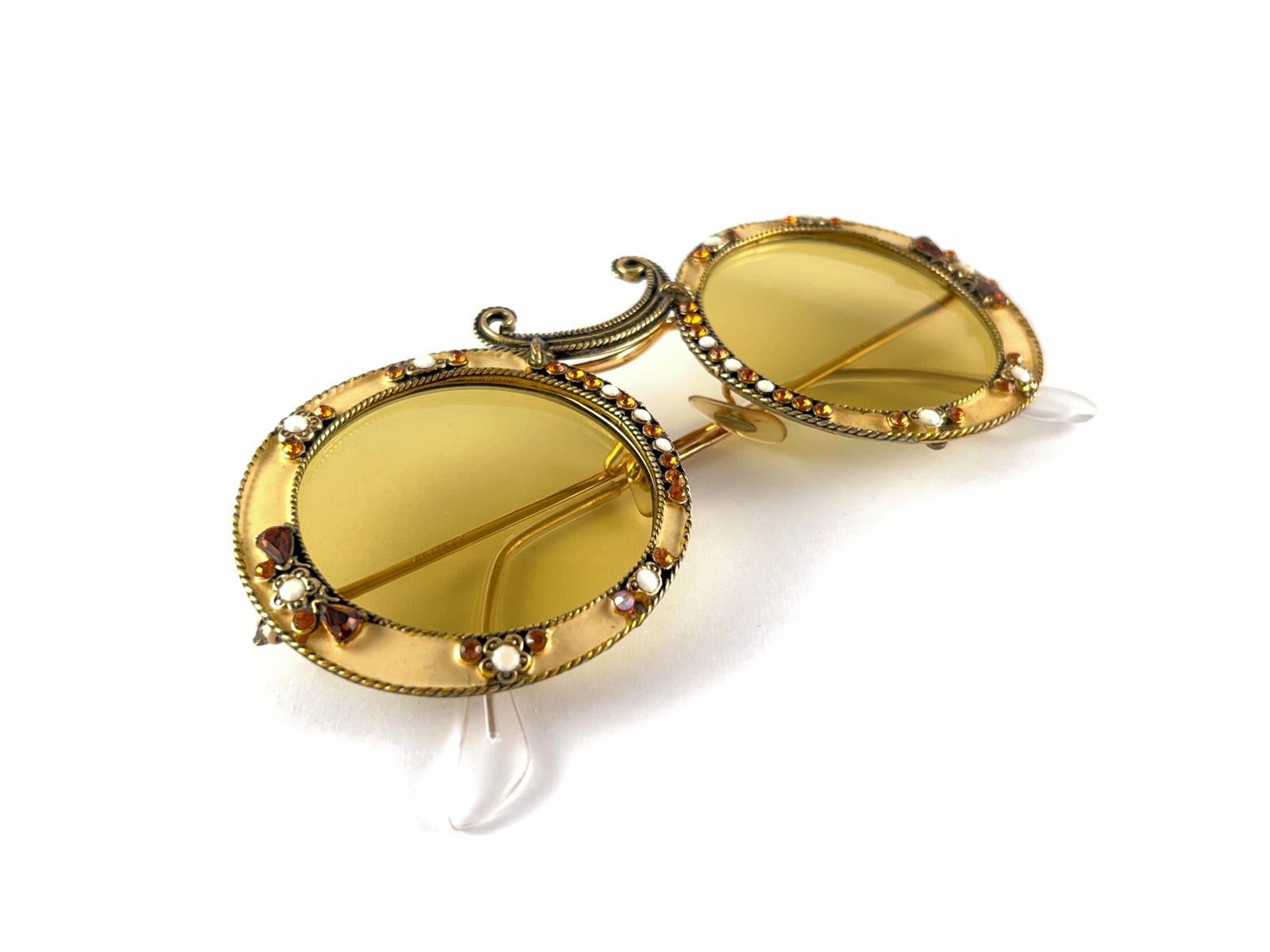 Ultra Rare 1960 Christian Dior Enamel Pendant & Bracelet Archive Dior Sunglasses For Sale 7