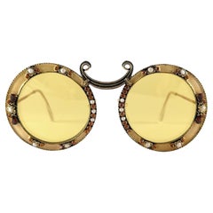 Ultra Rare 1960 Christian Dior Enamel Pendant & Bracelet Archive Dior Sunglasses