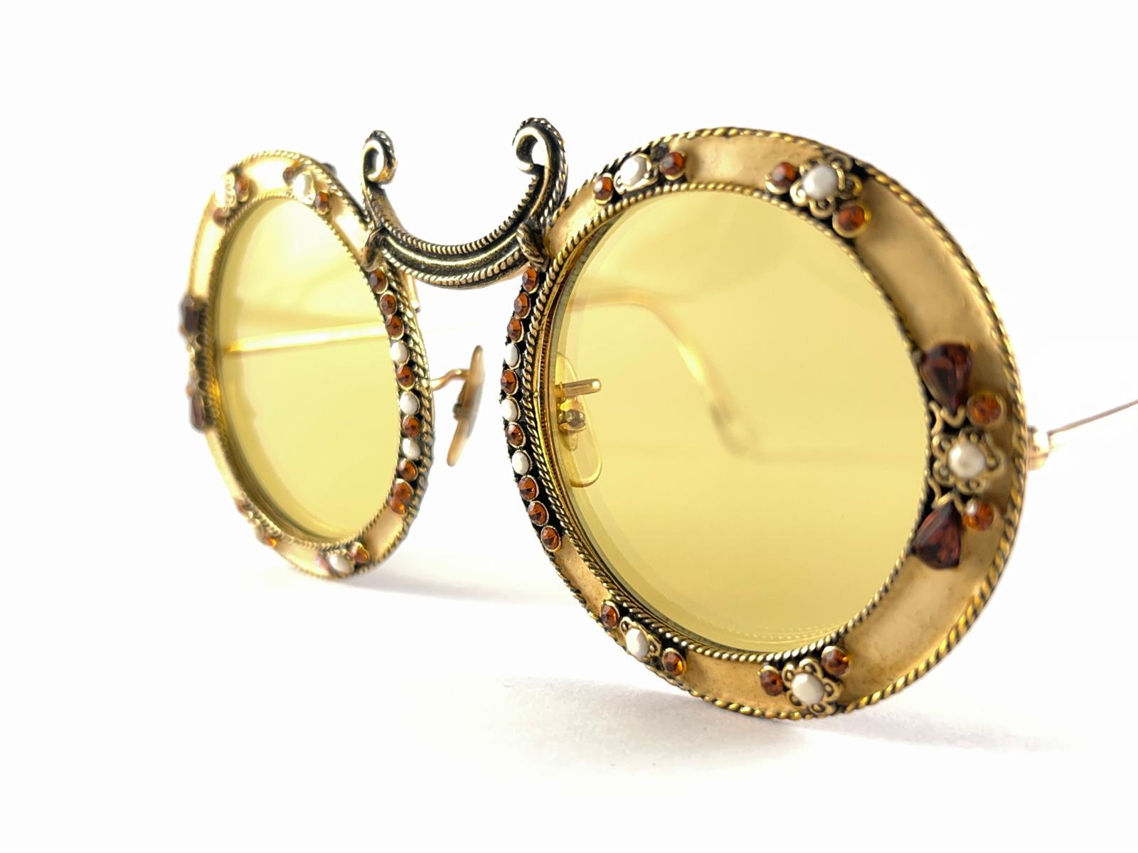 Ultra Rare 1960 Christian Dior Enamel Pendant & Bracelet Archive Dior Sunglasses For Sale 5