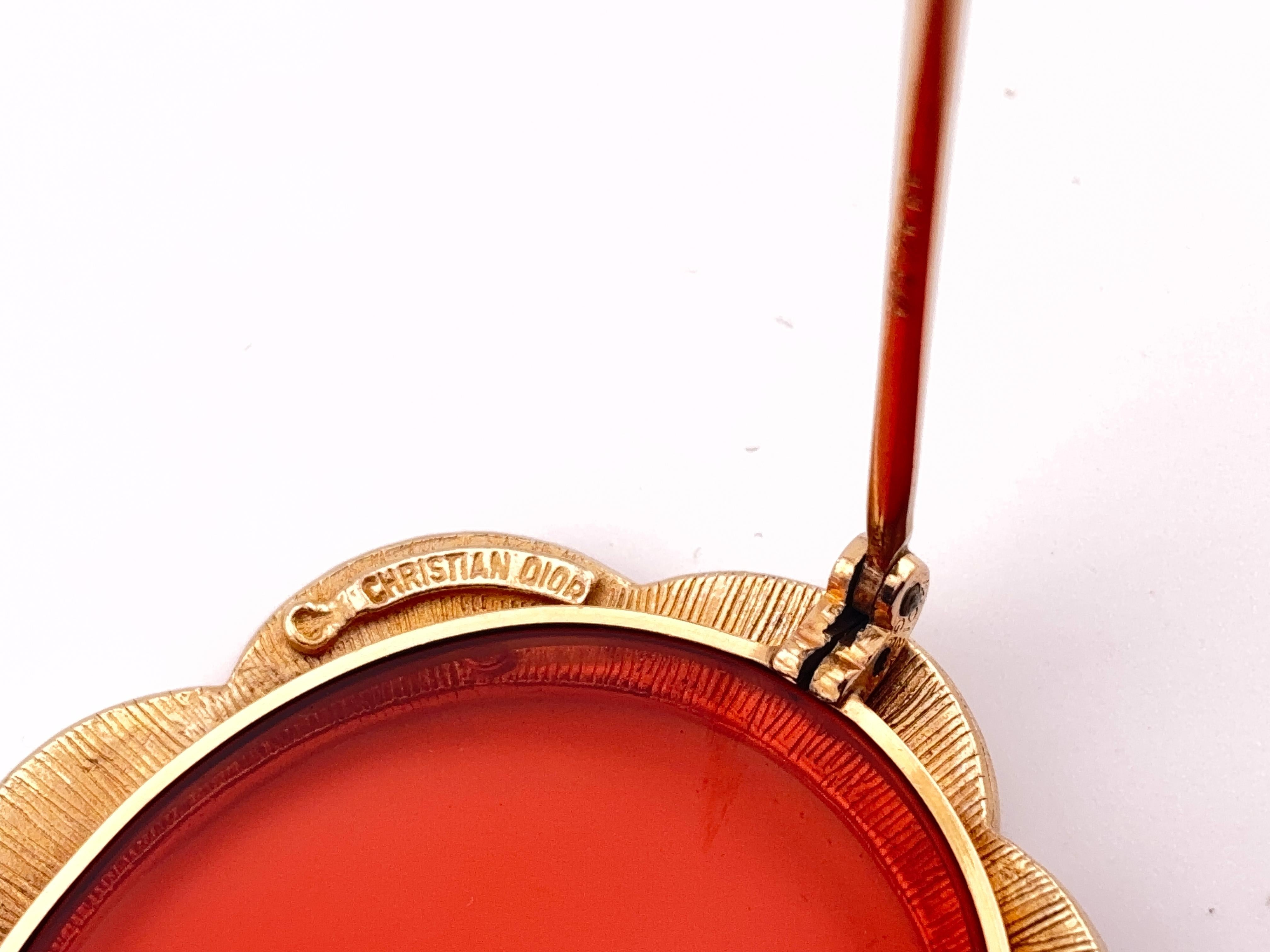 Lunettes de soleil de collection Christian Dior émaillées en or 12 K K ultra rares de 1960 en vente 1