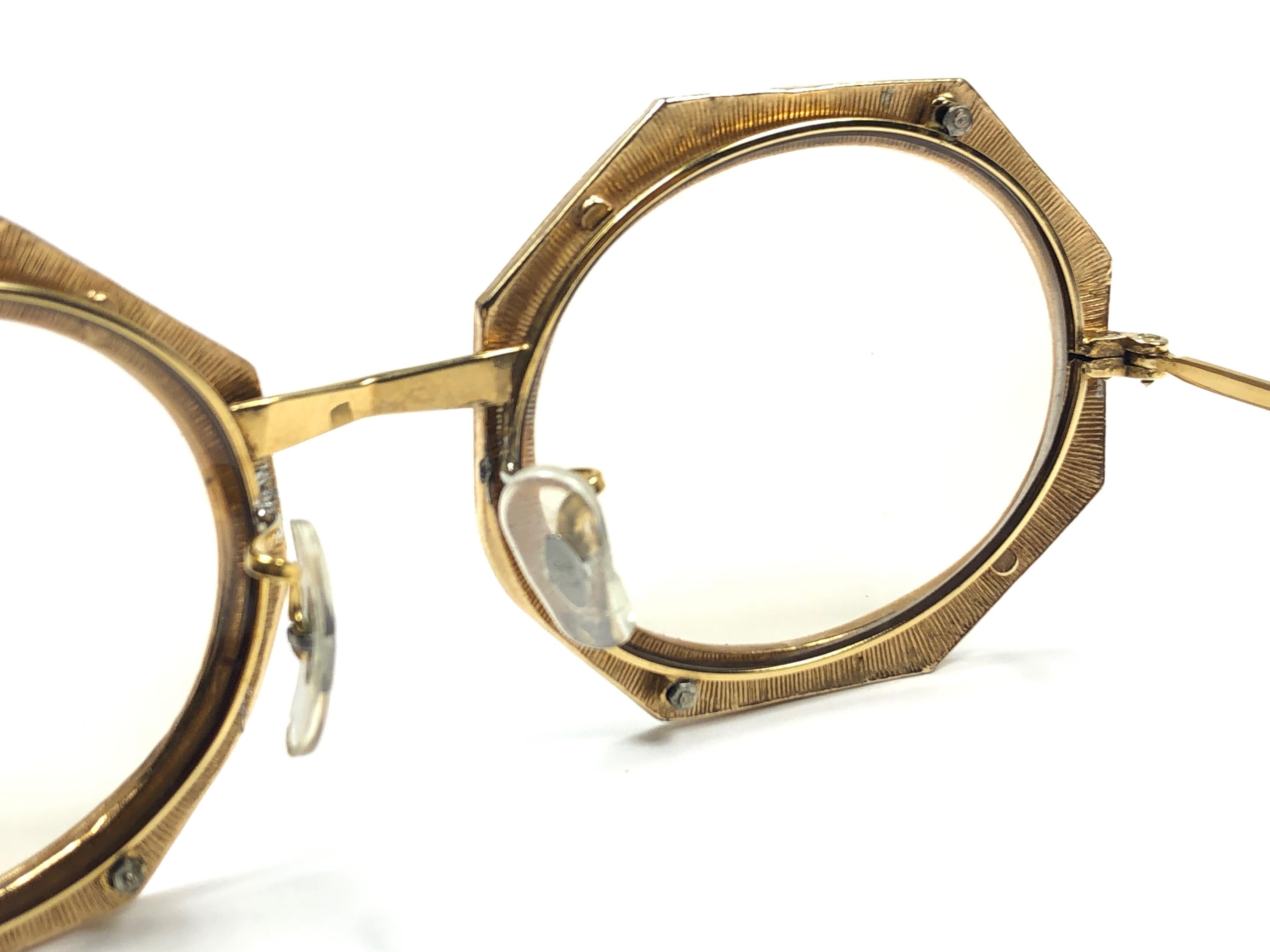 Ultra Rare 1960 Christian Dior Enamelled Octagonal Collector Item Sunglasses 3