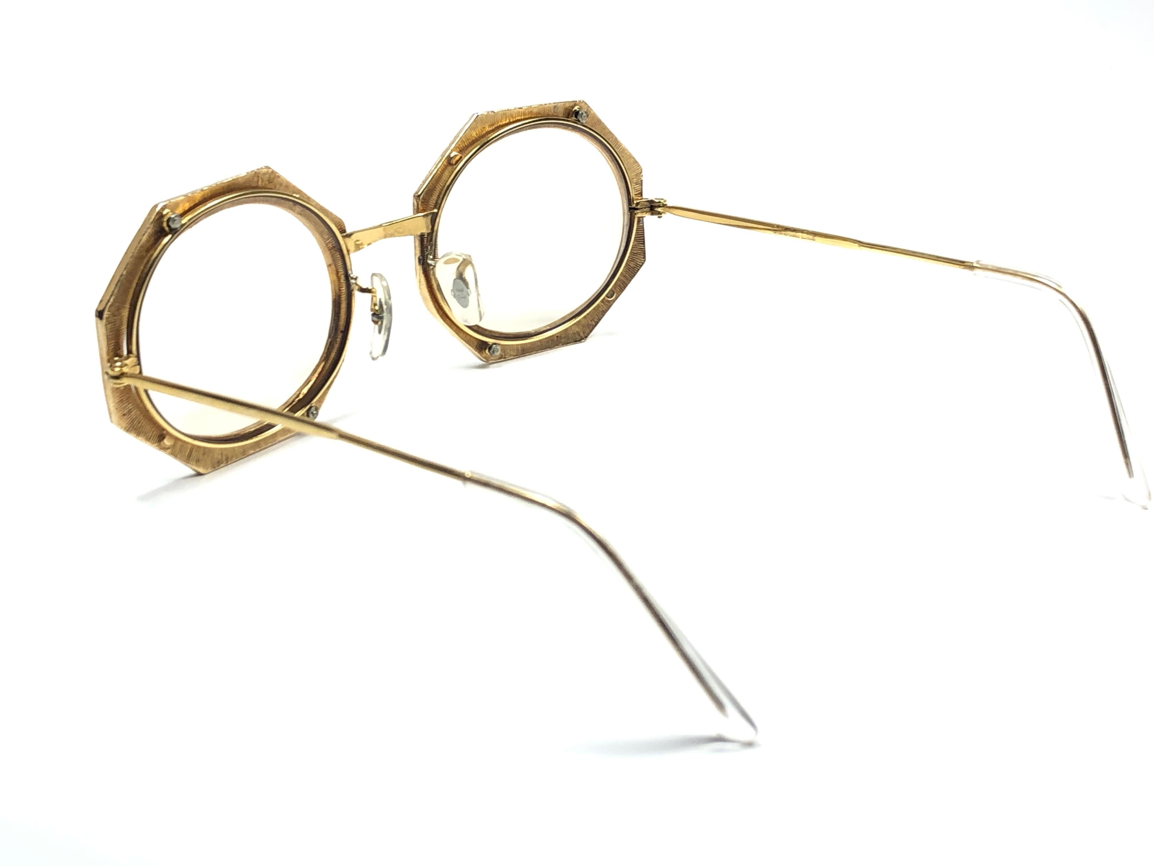 Ultra Rare 1960 Christian Dior Enamelled Octagonal Collector Item Sunglasses 1