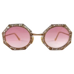 Ultra Rare 1960 Tura Filigree Octogonal Accented Frame Archive Dior Sunglasses