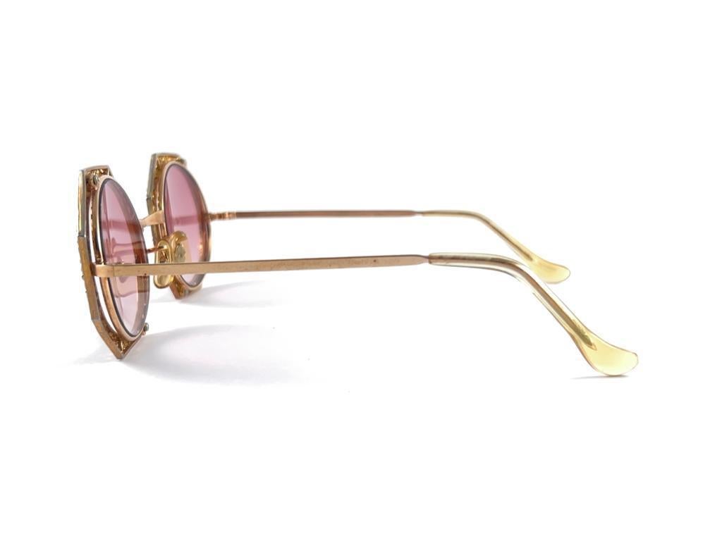Gafas de sol Dior de archivo ultra raras con montura de filigrana octogonal de Tura de 1960 en venta 1