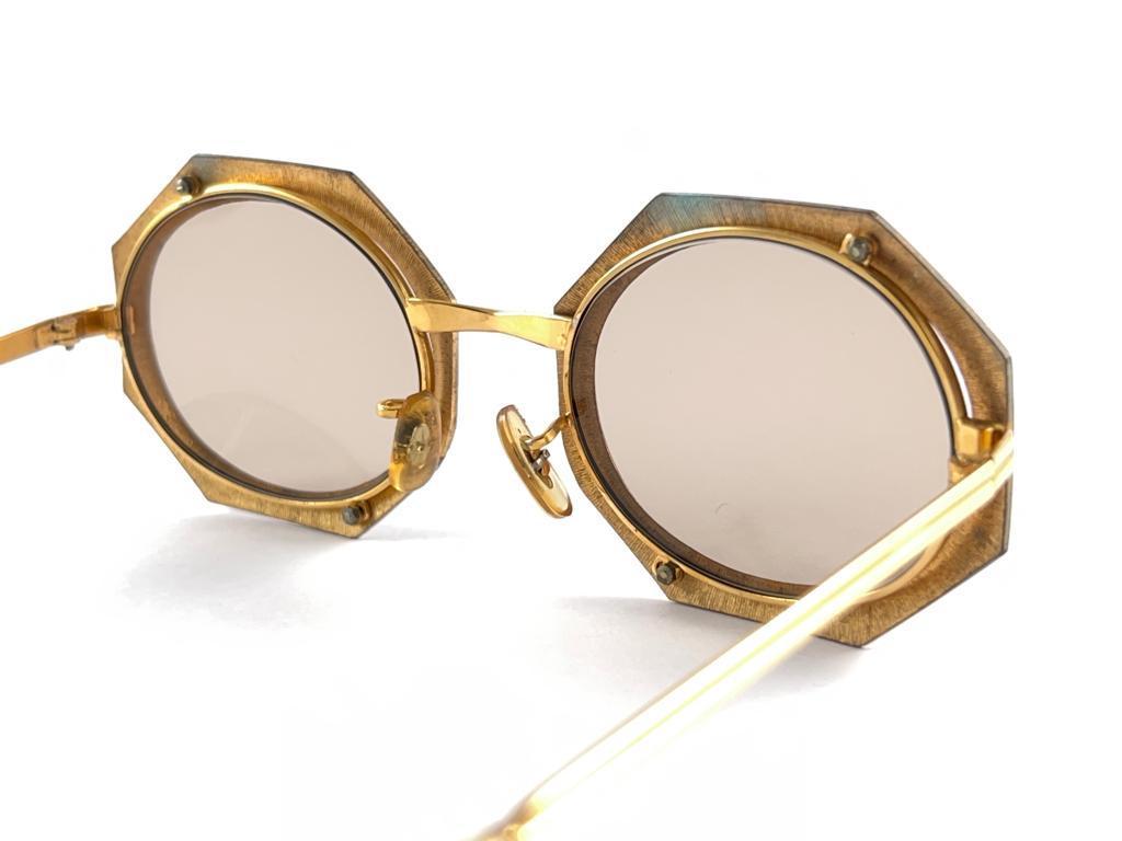 Ultra Rare 1960 Tura Filigree Octogonal Accented Frame Archive Dior Sunglasses For Sale 2