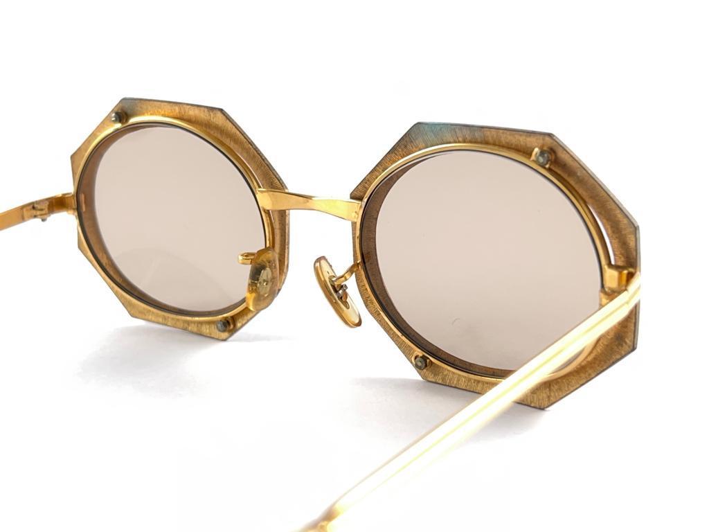 Ultra Rare 1960 Tura Filigree Octogonal Accented Frame Archive Dior Sunglasses For Sale 3