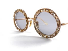 Ultra Rare 1960 Tura Jewelled  Accented Frame Archive Dior Sunglasses