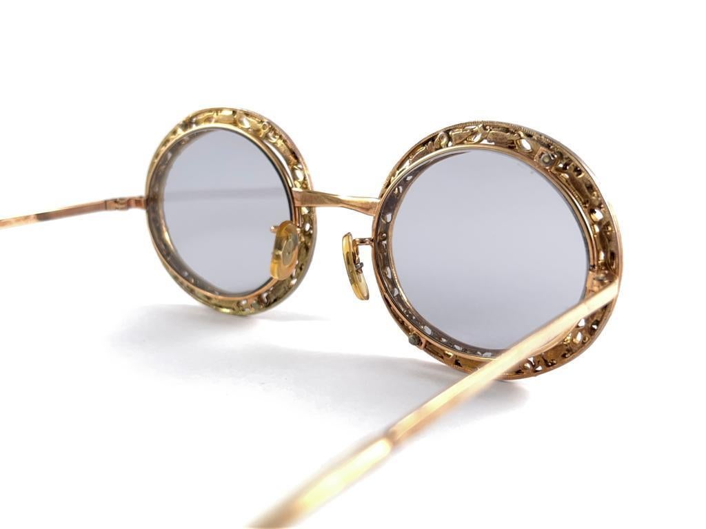 Ultra Rare 1960 Tura Jewelled  Accented Frame Archive Dior Sunglasses For Sale 3