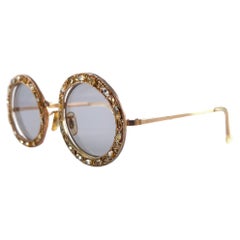 Retro Ultra Rare 1960 Tura Jewelled  Accented Frame Archive Dior Sunglasses