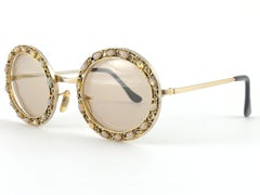 Ultra Rare 1960 Tura Jewelled Opal Accented Frame Archive Dior Sunglasses
