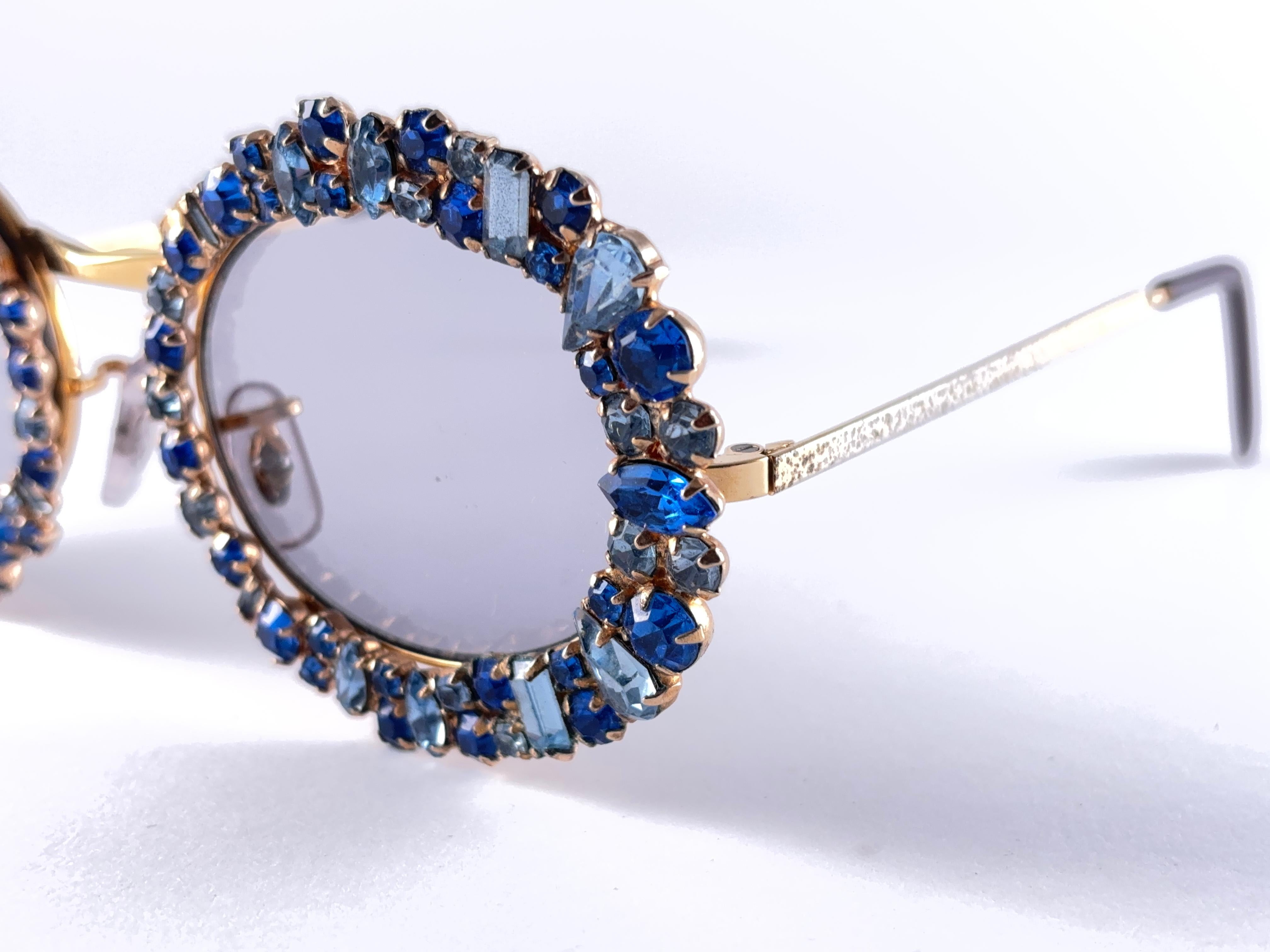 Ultra Rare 1960'S Tura Filigree Accented Frame Archive Dior Sunglasses For Sale 3