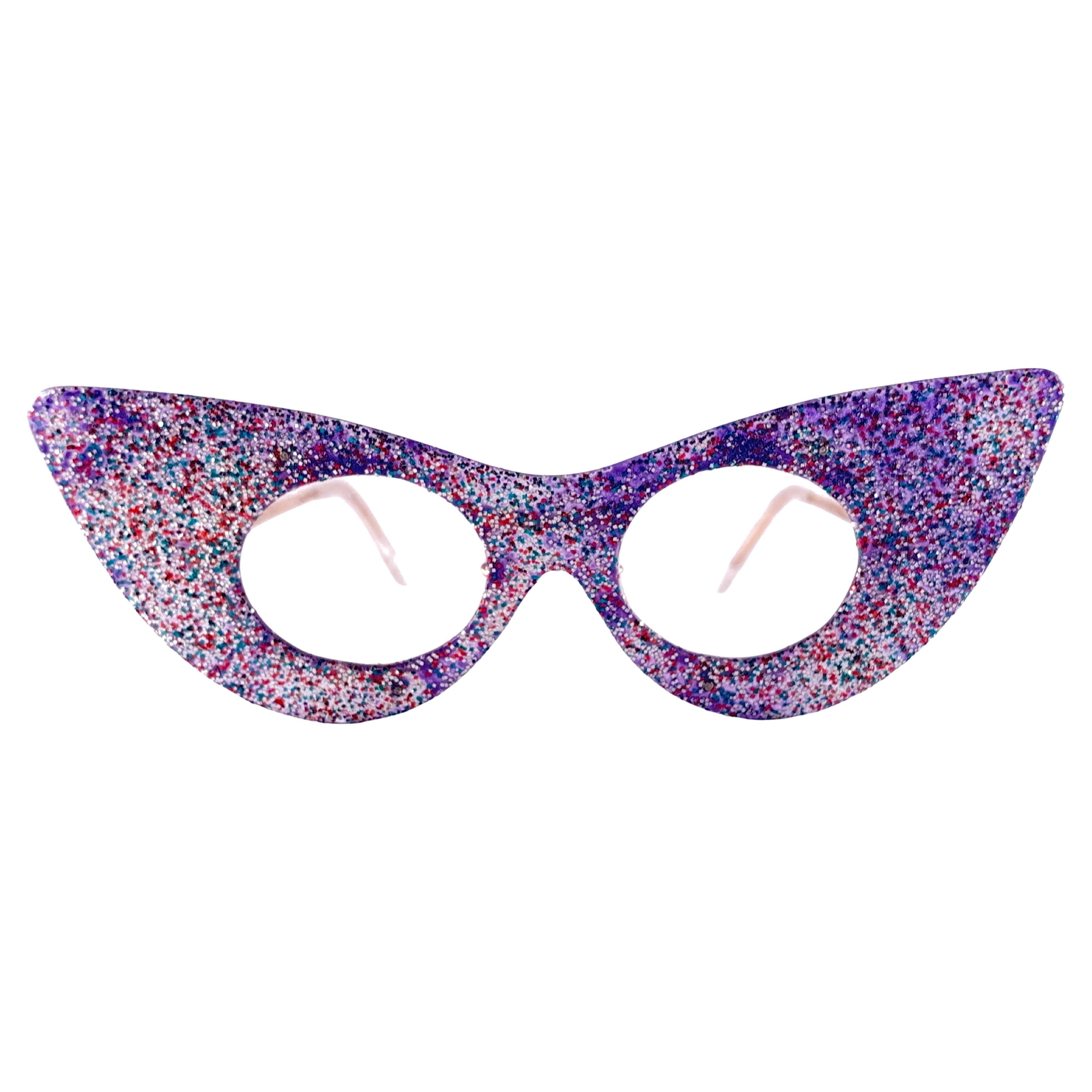 Occhiali da sole ultra rari Tura Disco Mask Model No. degli anni '60 con montatura accentuata in vendita