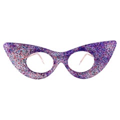 Gafas de sol con montura acentuada modelo Tura Disco Mask de los años 60, ultra raras