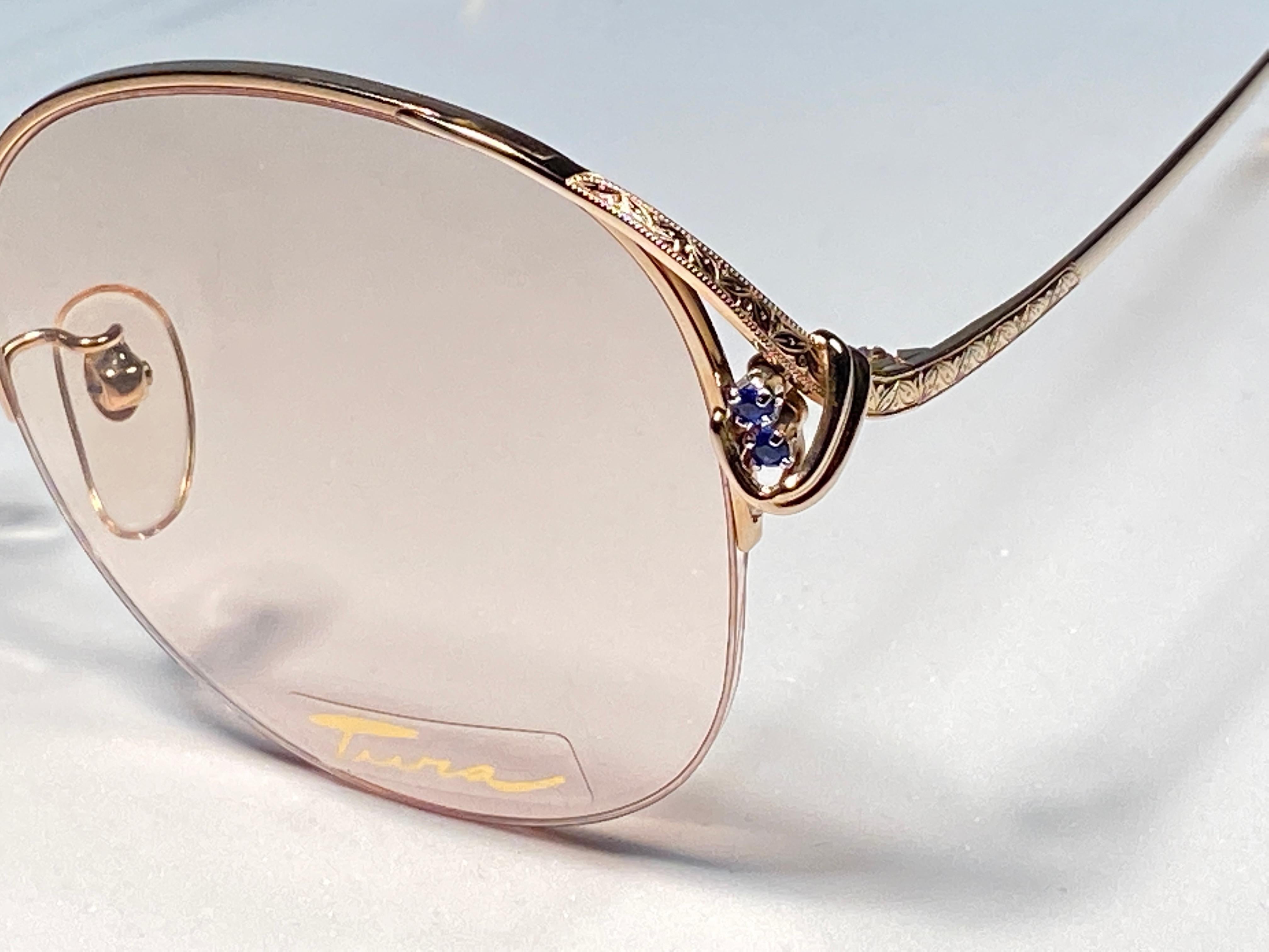 tura eyeglasses with swarovski crystals