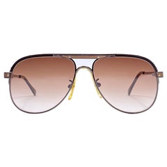 Ultra Rare 1970's Tura Oversized Copper Brown Gradient Lenses Sunglasses