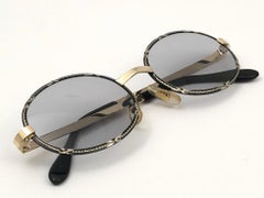 Ultra Rare 1970's Tura Rimless Silver Light Lenses Sunglasses