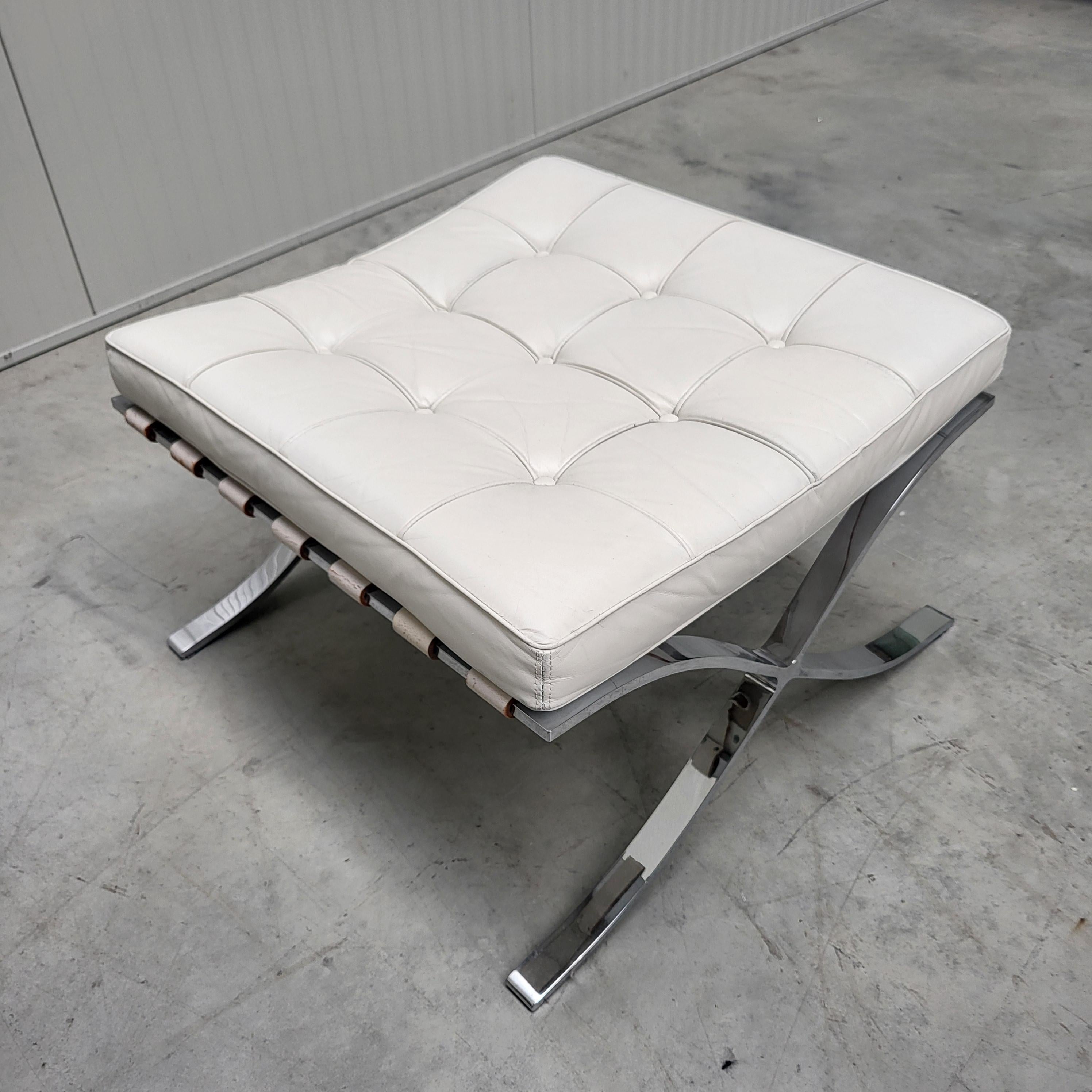 Stainless Steel Ultra Rare 30th Knoll Anniversary Limited Edition Barcelona Chair No 27/100 For Sale