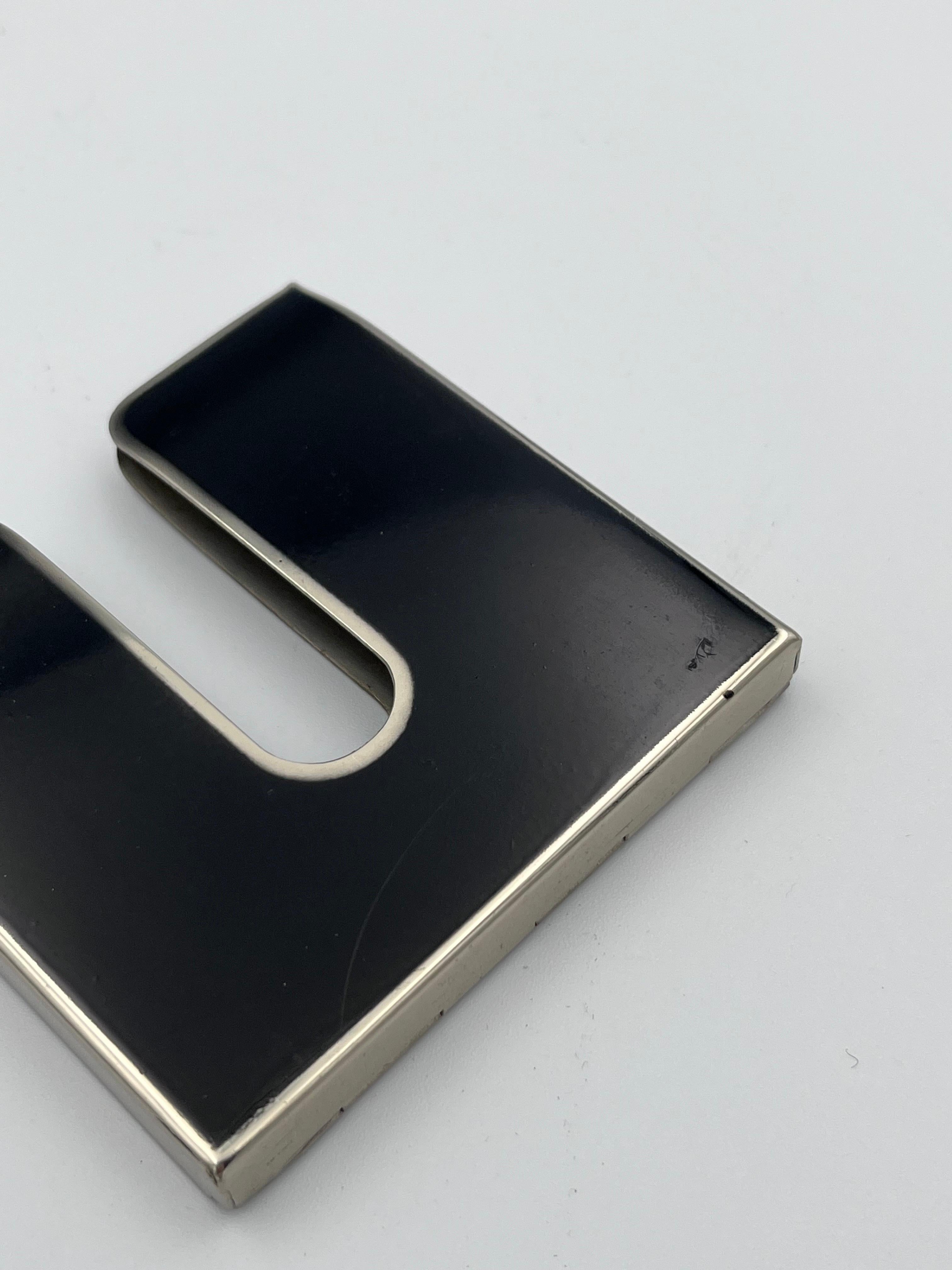 Ultra Rare Art Deco 1930's SLIDEOUT Red & Black Cigarette Case in Original Box For Sale 10
