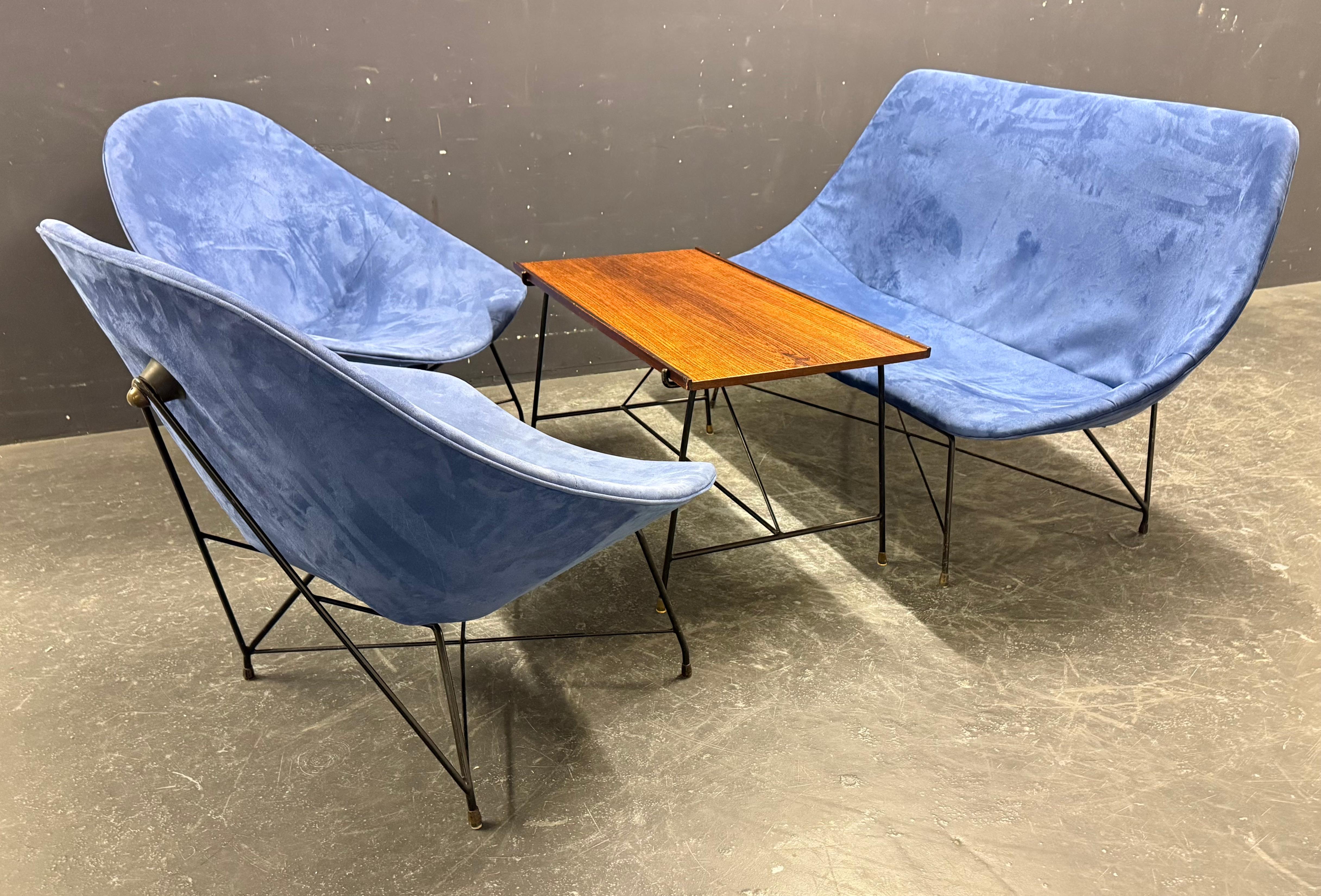 sehr seltene augusto bozzi kosmos sofagarnitur im Angebot 11