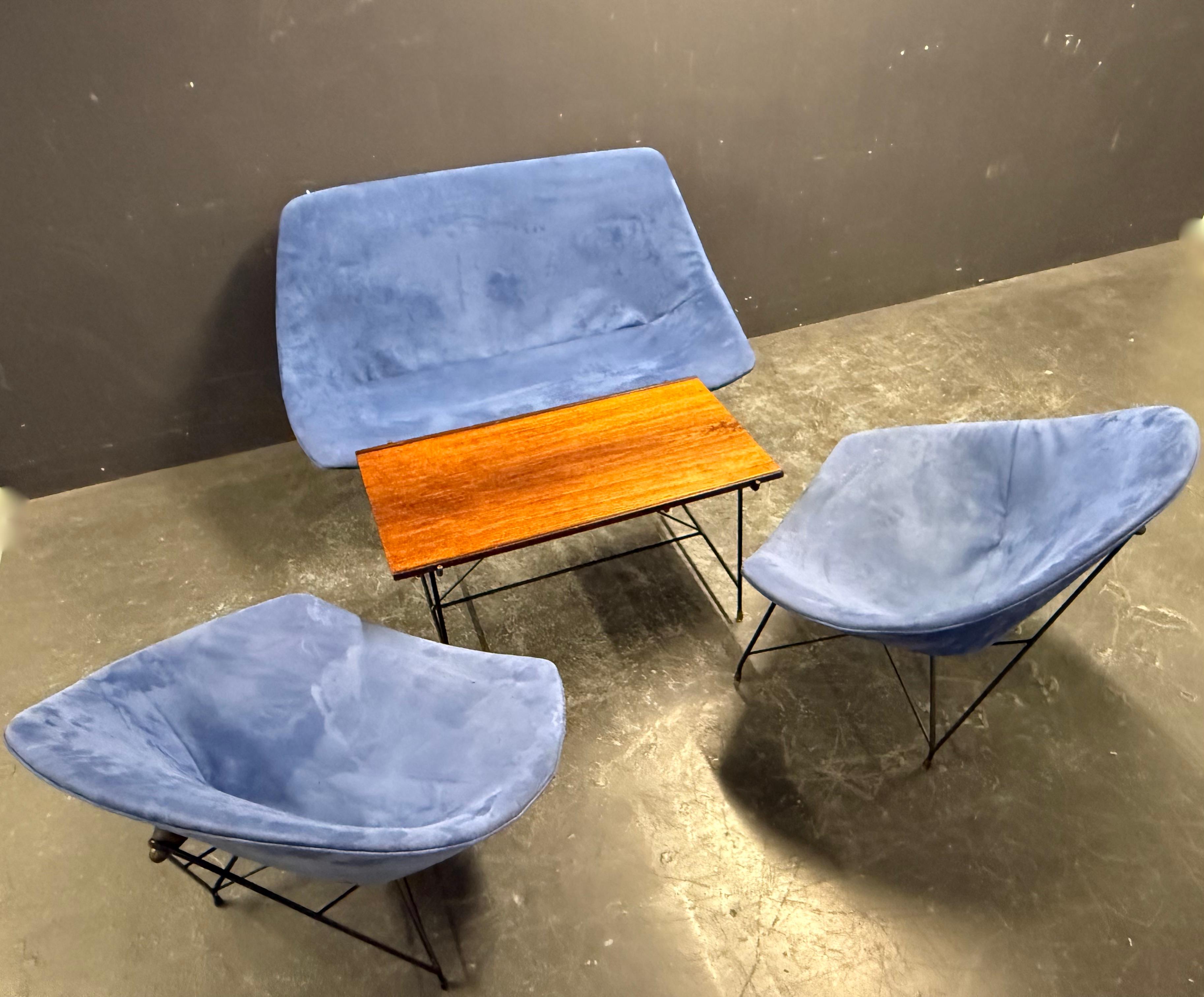 sehr seltene augusto bozzi kosmos sofagarnitur (Italienisch) im Angebot