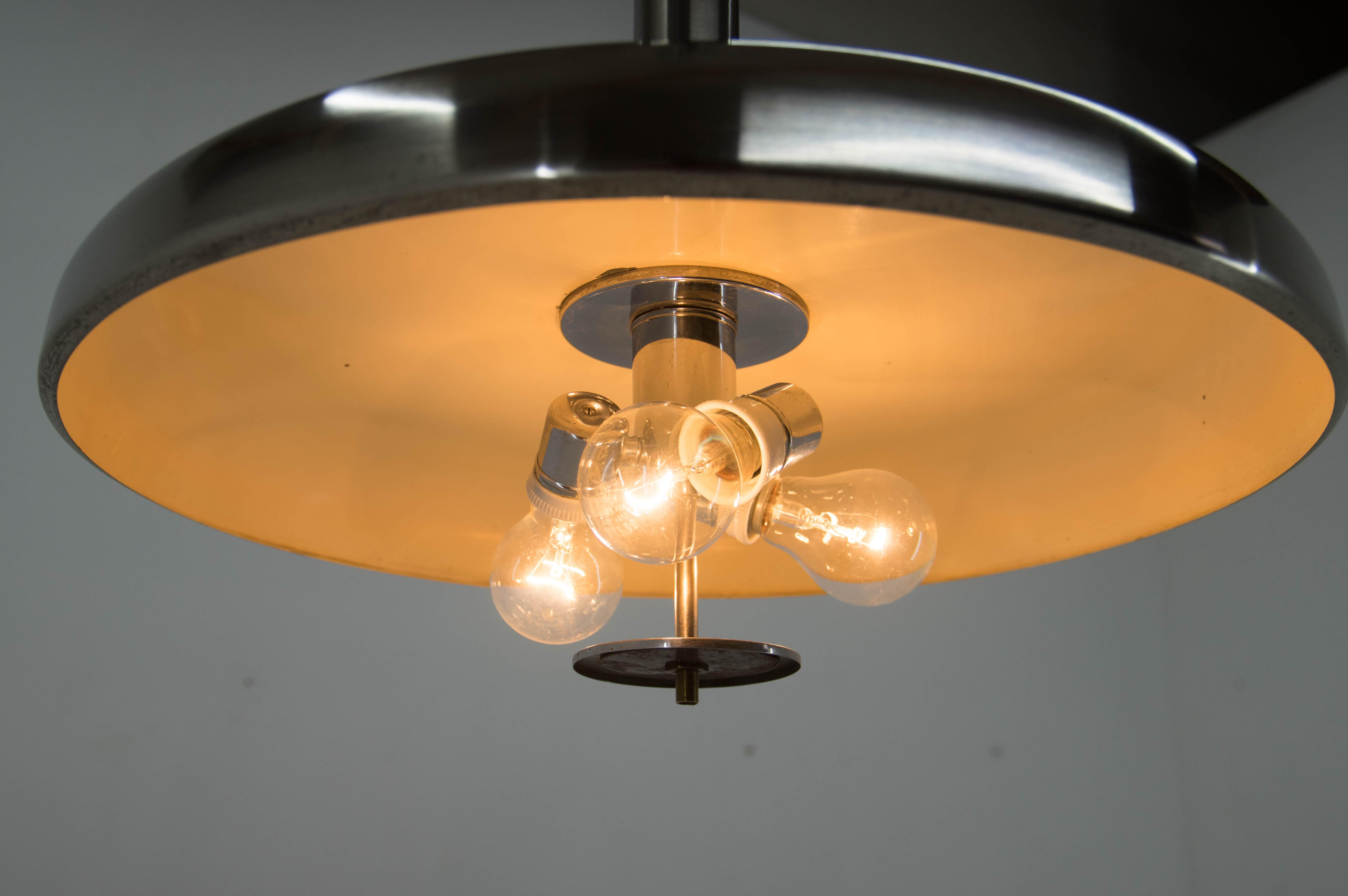 Ultra Rare Bauhaus Chandelier by IAS, 1930s For Sale 12