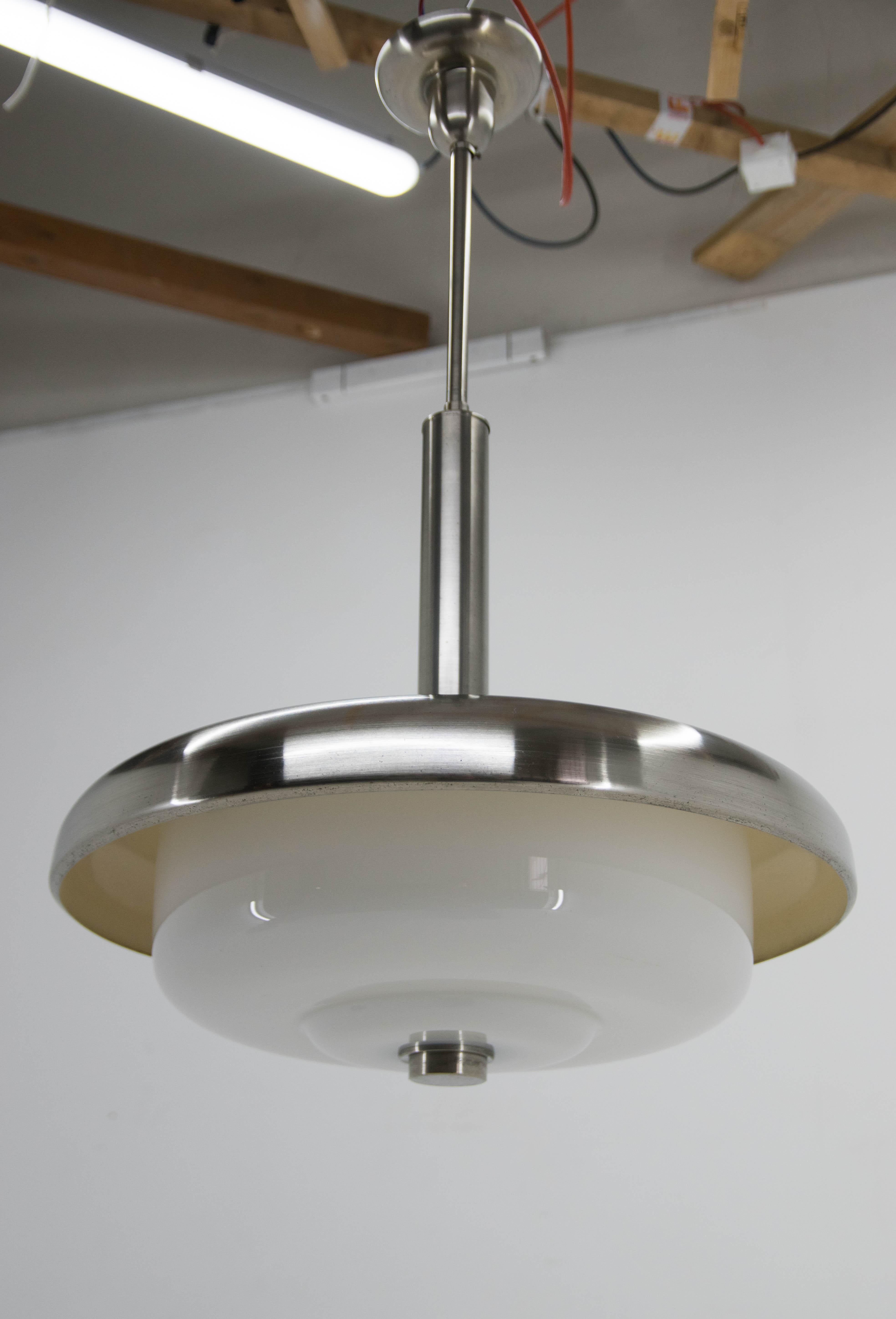 Ultra Rare Bauhaus Chandelier by IAS, 1930s For Sale 2