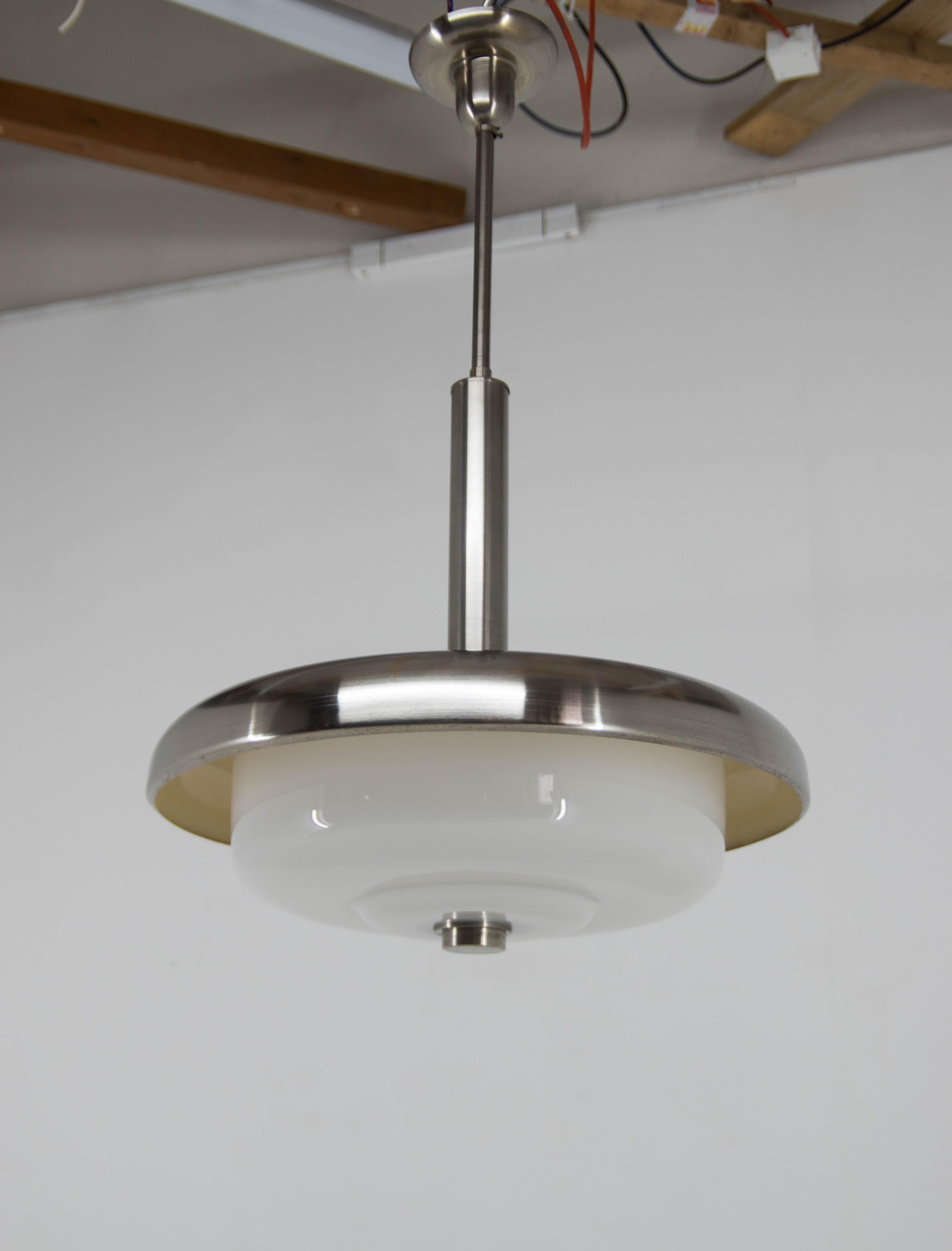 Ultra Rare Bauhaus Chandelier by IAS, 1930s For Sale 3