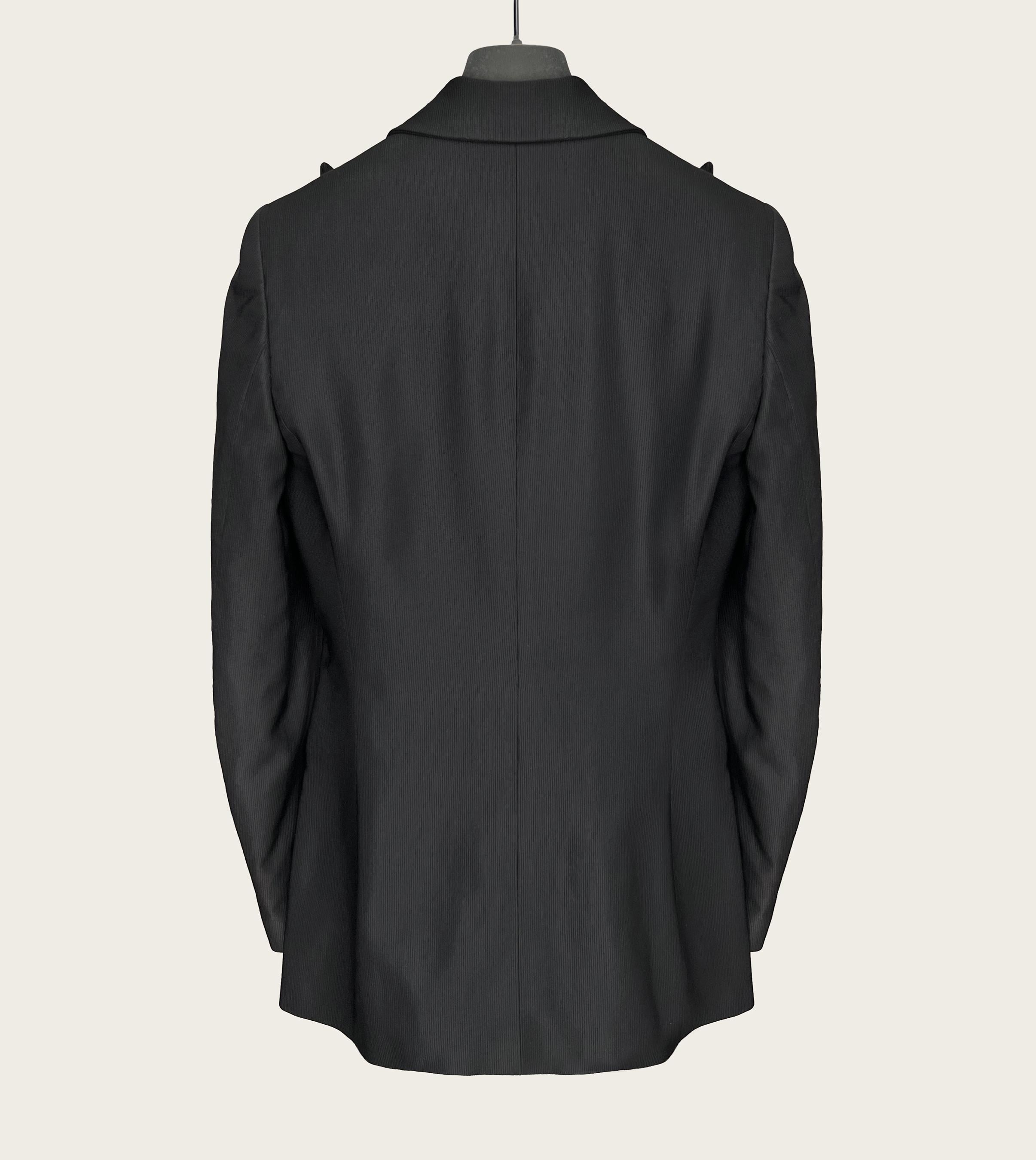 Ultra Rare F/W 2001 Alexander McQueen blazer à revers défilé What a Merry-Go-Round en vente 1