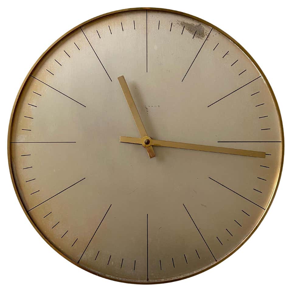 Mid Mod Clock Mid-Century Modern Wall Clocks - 176 For Sale at 1stDibs | mid century ...