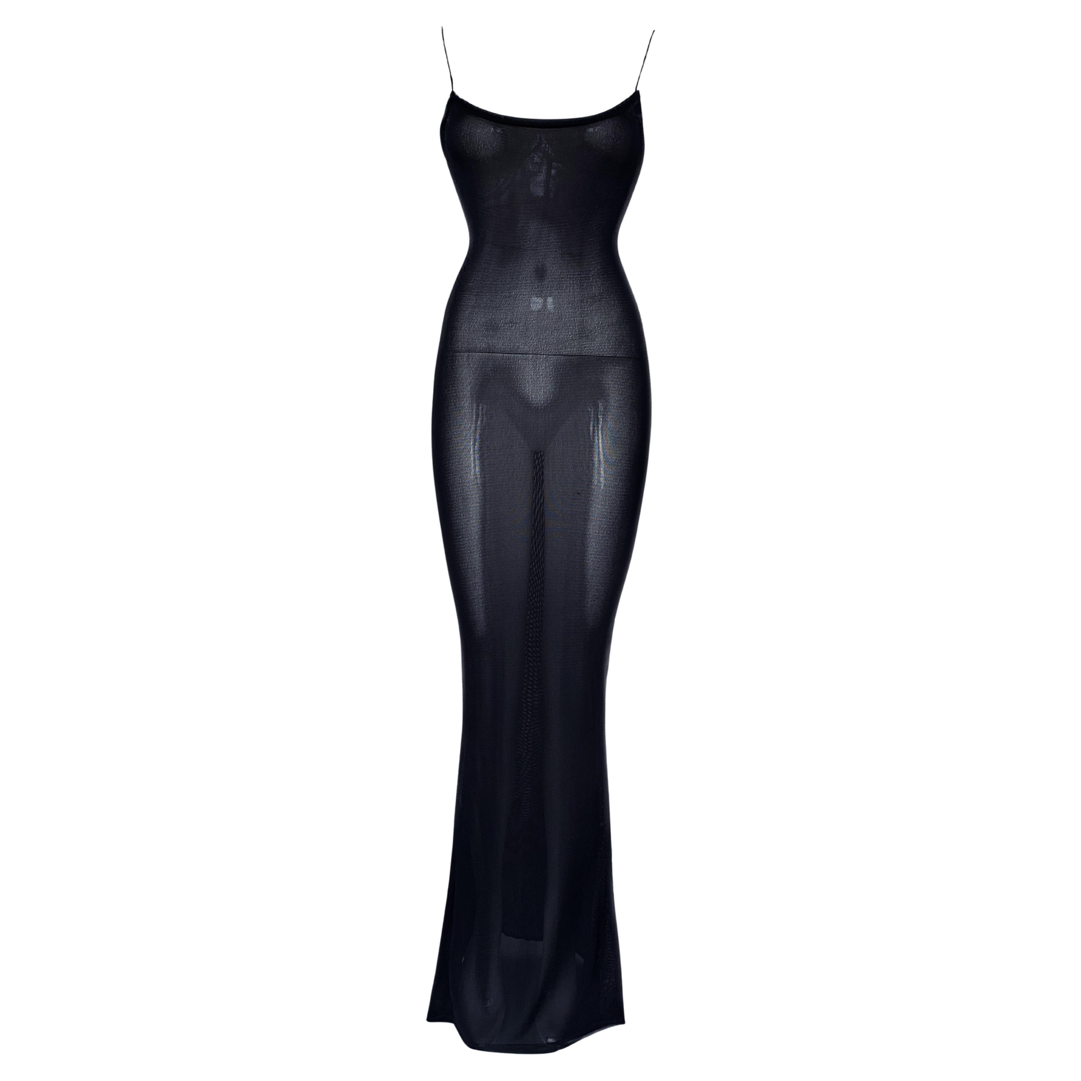 Ultra Rare John Galliano 1994 Knit Slip Dress For Sale