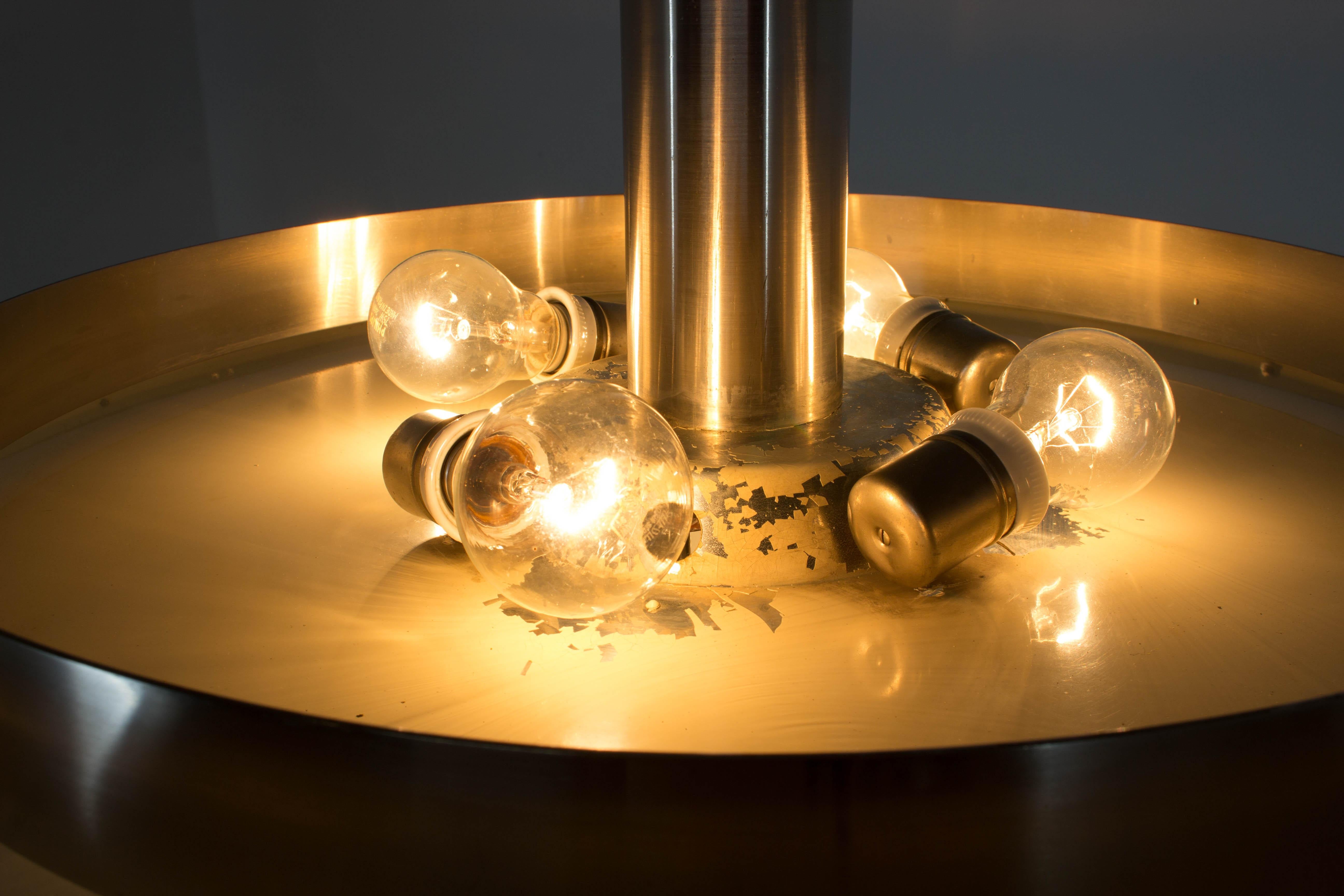 Rarissimo lampadario Bauhaus di grandi dimensioni, anni '30 in vendita 1