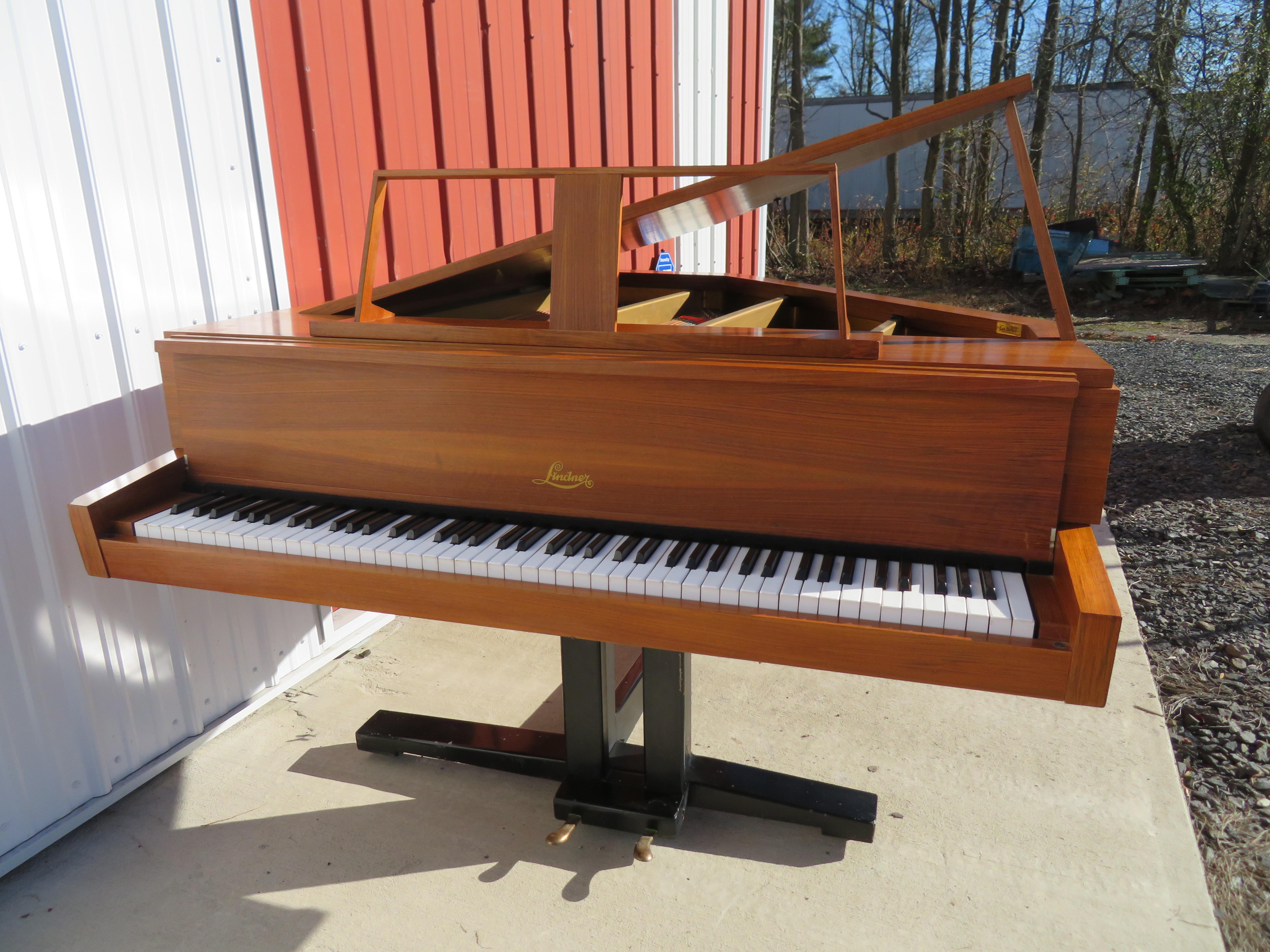 mid century upright piano